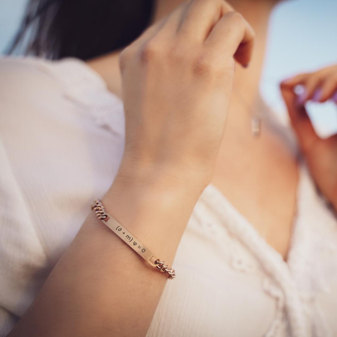 Bracciale Catenina Legame Quantico dell'Amore