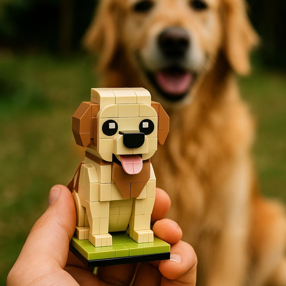 Customized Brick Portrait (One Character)