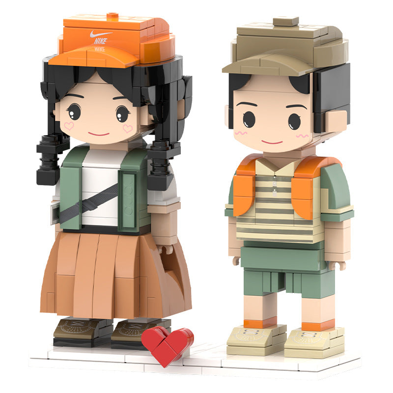 Customized Brick Portrait (One Character)