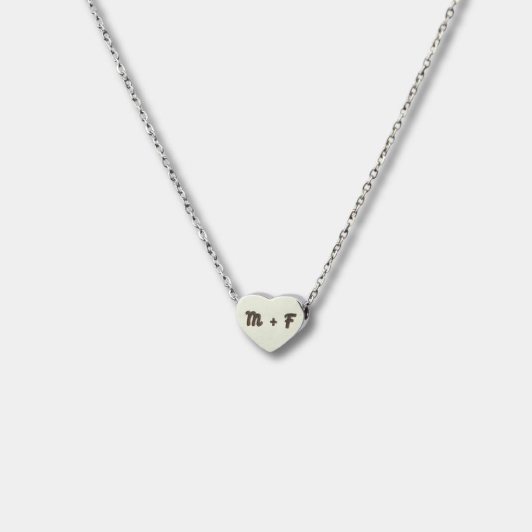 Collana Personalizzata Con Ciondolo Cuore Inciso