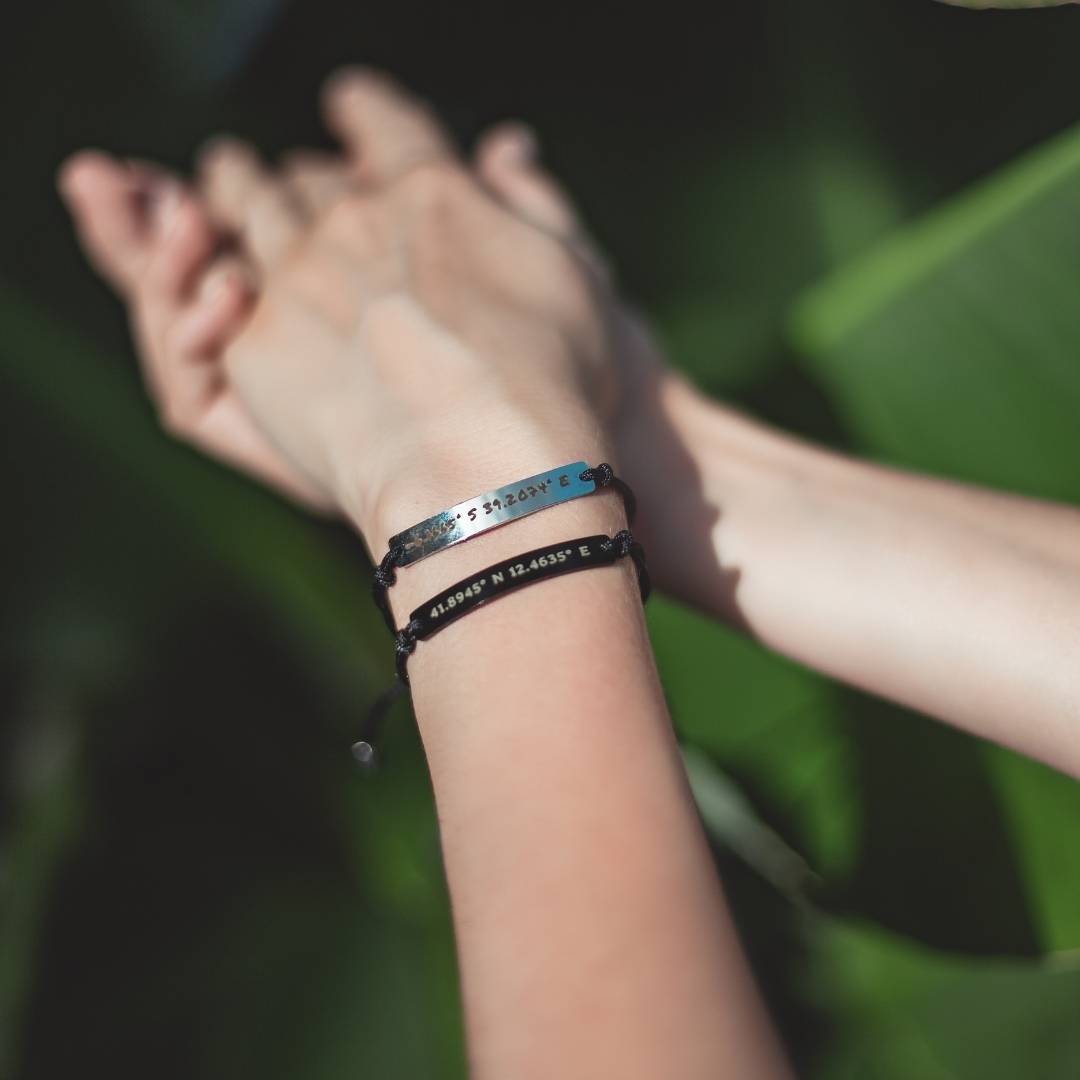 Bracelet lacé simple personnalisé