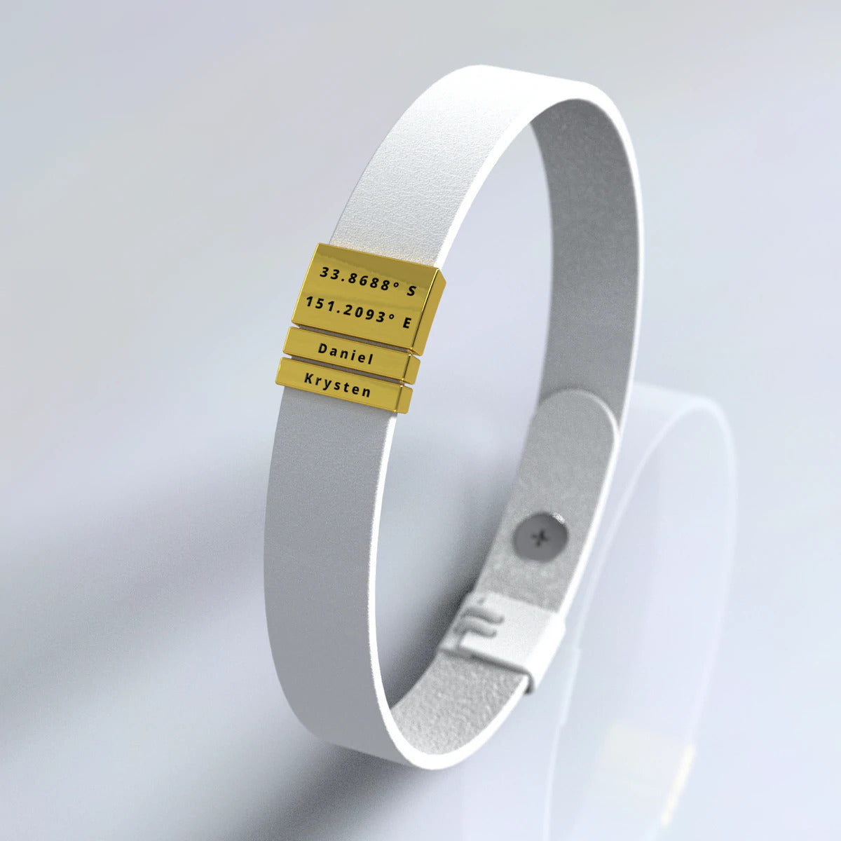 Kunstleder personalisierte Charms Armband