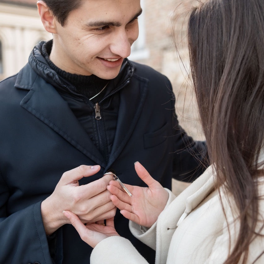 Individualisierter Schlüsselanhänger mit Gravur