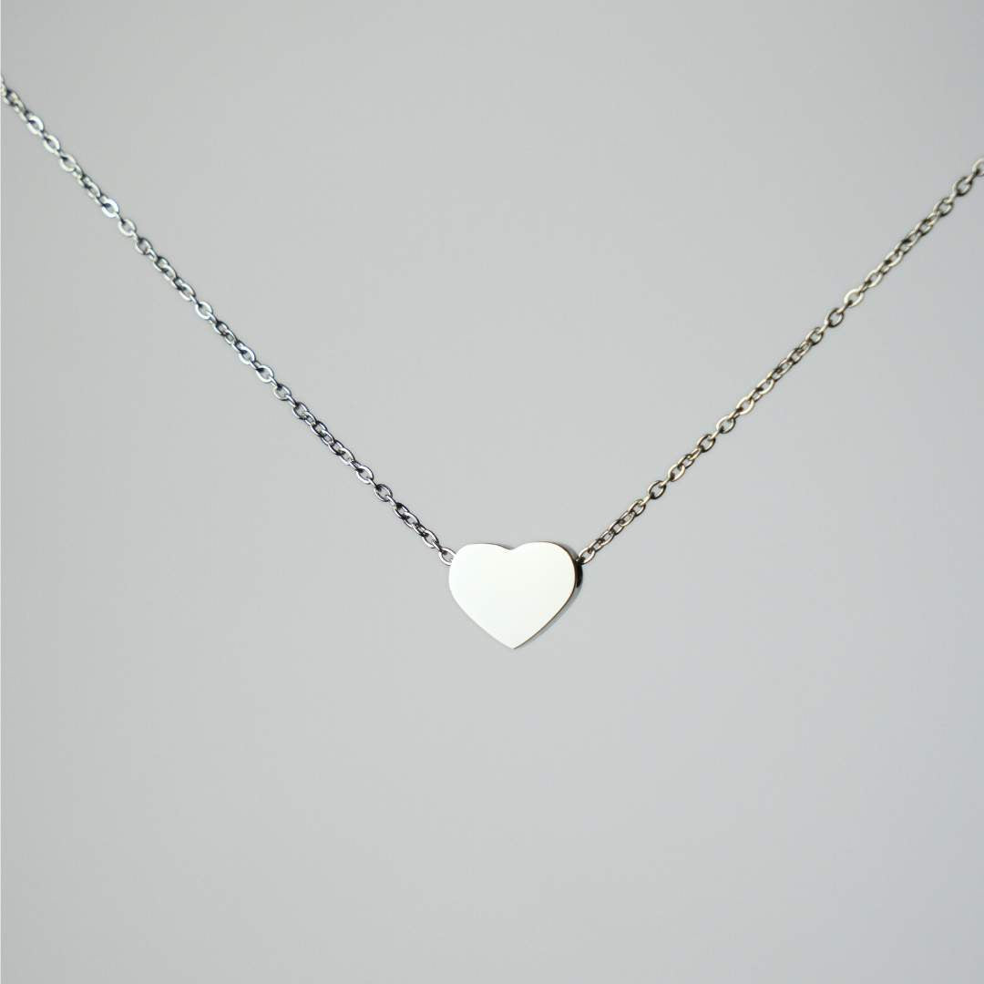 Collana Personalizzata Con Ciondolo Cuore Inciso