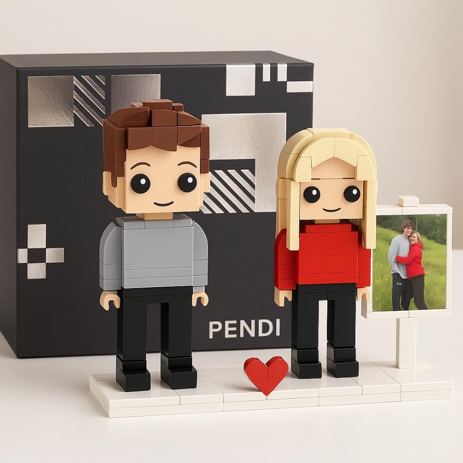 Ritratto Personalizzato con Mattoncini (1 Figura)
