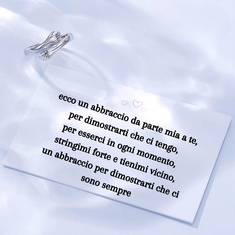 Anillo de abrazo de mano