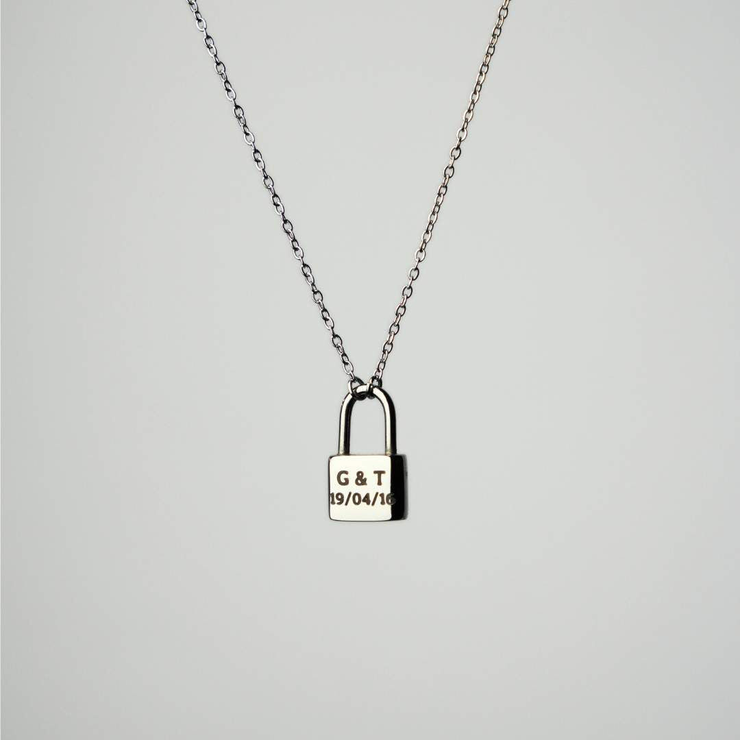 Collana Personalizzata Con Ciondolo Lucchetto