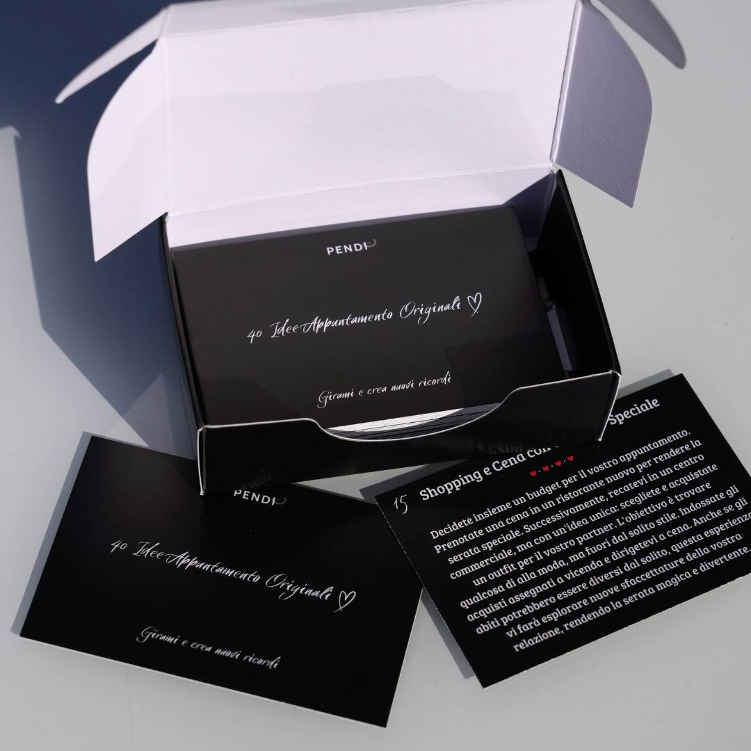 Appuntamento a Sorpresa - Cofanetto di 40 Bigliettini Idee per Appuntamenti Creativi ed Economici