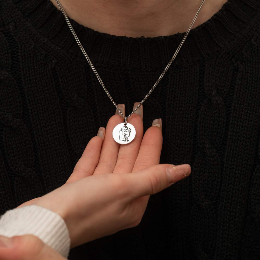 Collana Personalizzata Con Foto Incisa