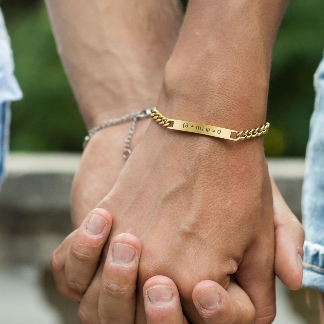 Bracciale Catenina Legame Quantico dell'Amore