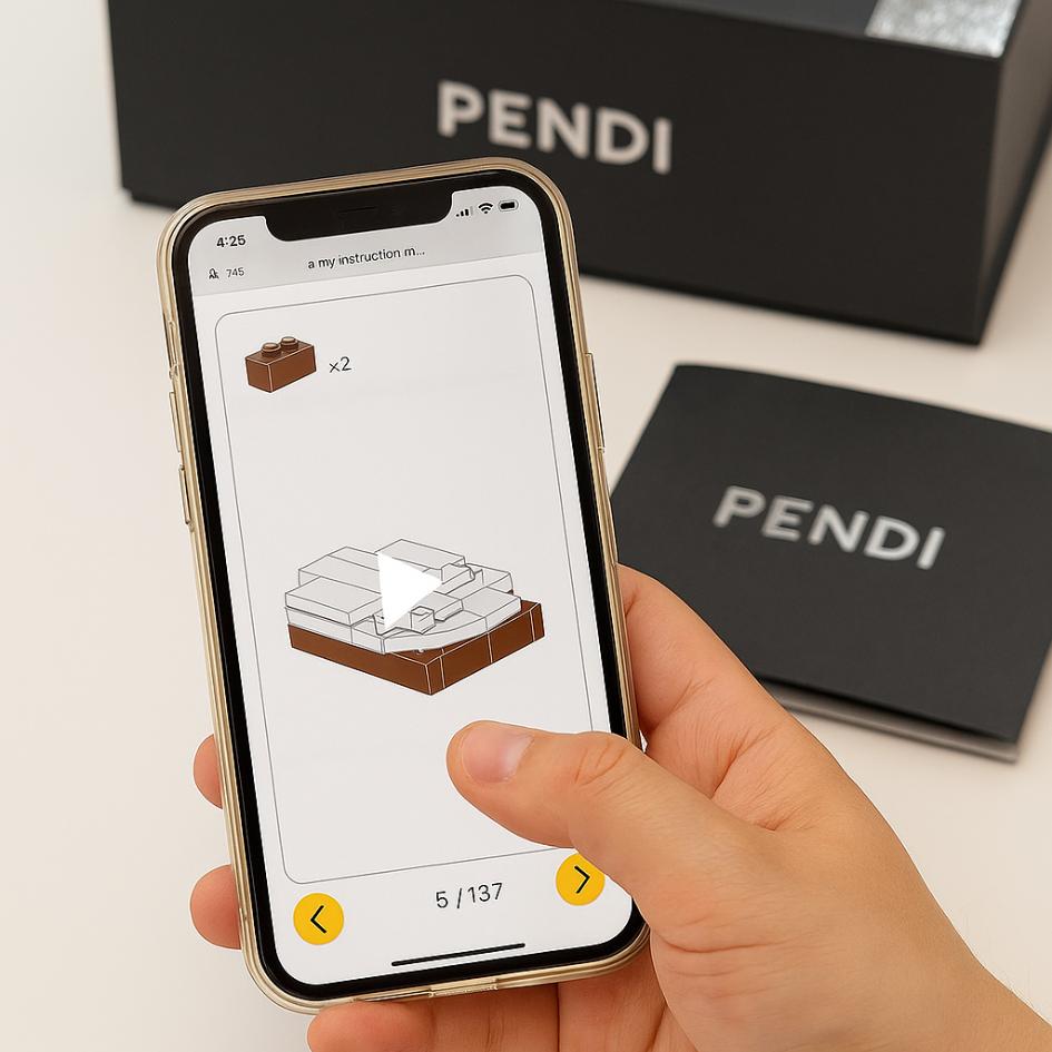 Customized Brick Portrait (One Character)