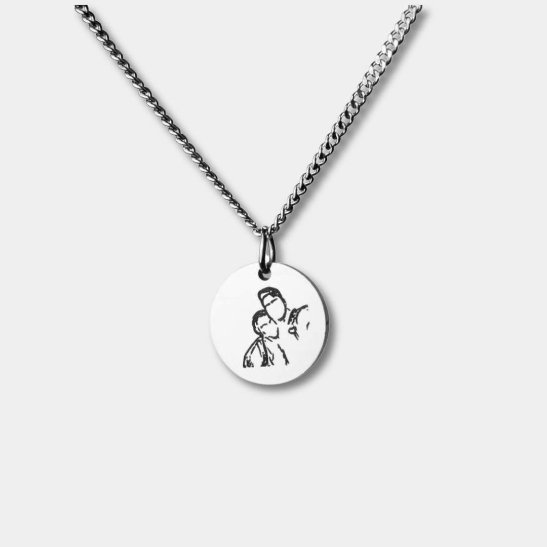 Collana Personalizzata Con Foto Incisa