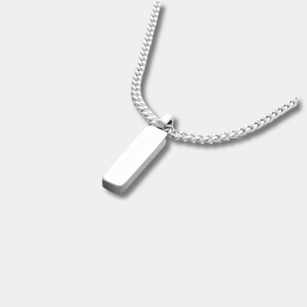 Minimales Unisex-Armband mit graviertem Etikett