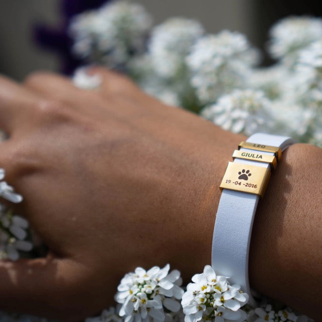 Kunstleder personalisierte Charms Armband