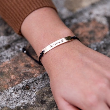 Bracelet lacé simple personnalisé